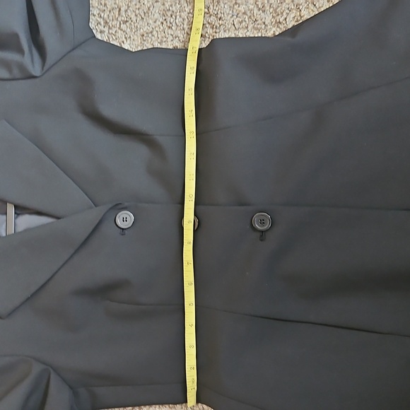 Tahari Women's Long Black Suite Coat - Picture 6 of 9